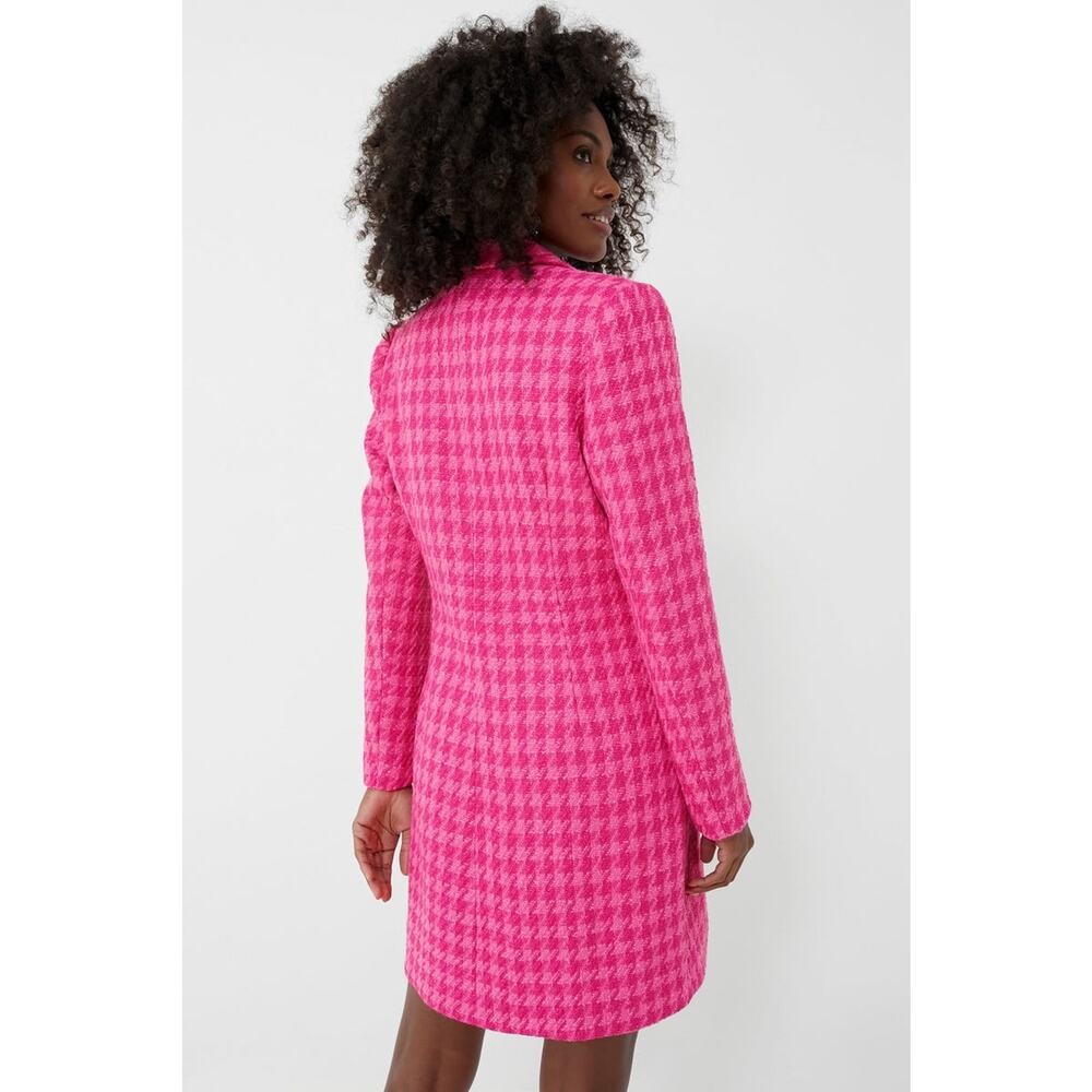 POMANDER PLACE Magenta Tweed Stacie Dress Size XS NWT Retail $198 Tuckernuck - Picture 2 of 7